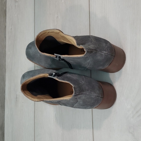 Lucky Brand Womens Lilye Leather Ankle Heels Boots shoes sz 10M - Picture 6 of 13